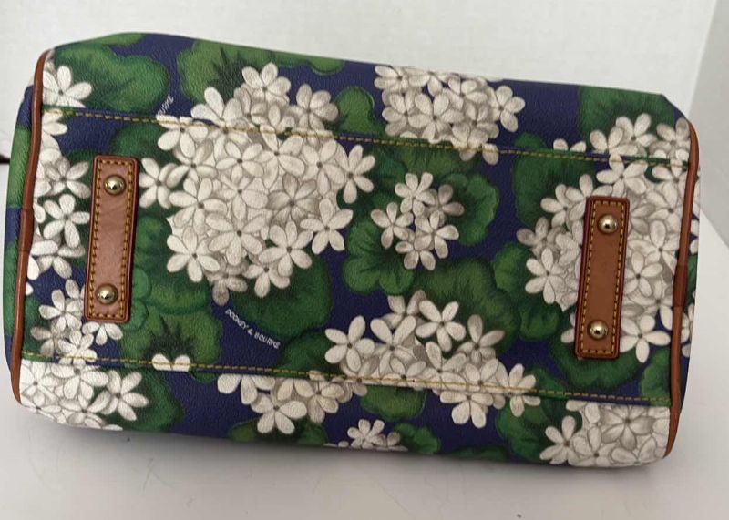 Photo 1 of DOONEY & BOURKE BLUE GREEN DILLEN SATCHEL BAG 12”X12”