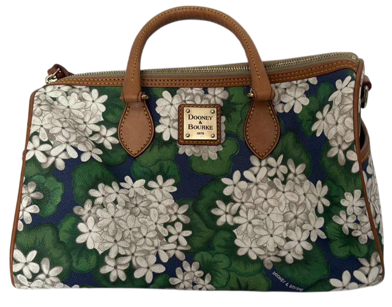 Photo 1 of DOONEY & BOURKE BLUE GREEN DILLEN SATCHEL BAG 12”X12”