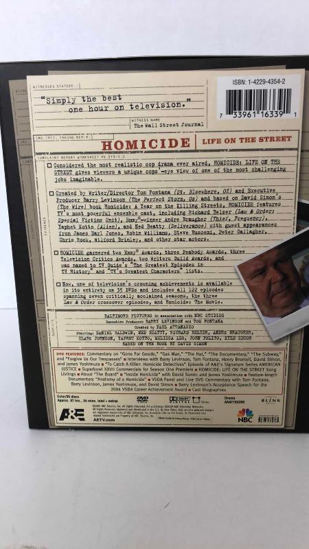 Photo 1 of 35-HOMICIDE LIFE ON THE STREET DVD SET
