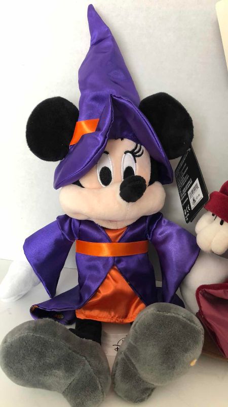 Photo 1 of WALT DISNEY MICKEY MOUSE WIZARD AND HALLOWEEN MINNE PLUSH