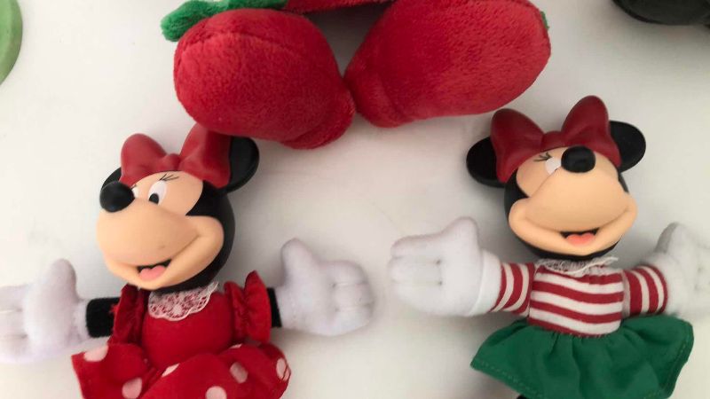 Photo 1 of 6-ASSORTED MICKEY AND MINNIE MOUSE PLUSH AND STATUES