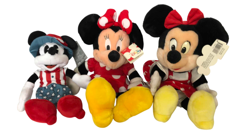 Photo 1 of 3-WALT DISNEY MINNIE MOUSE PLUSH