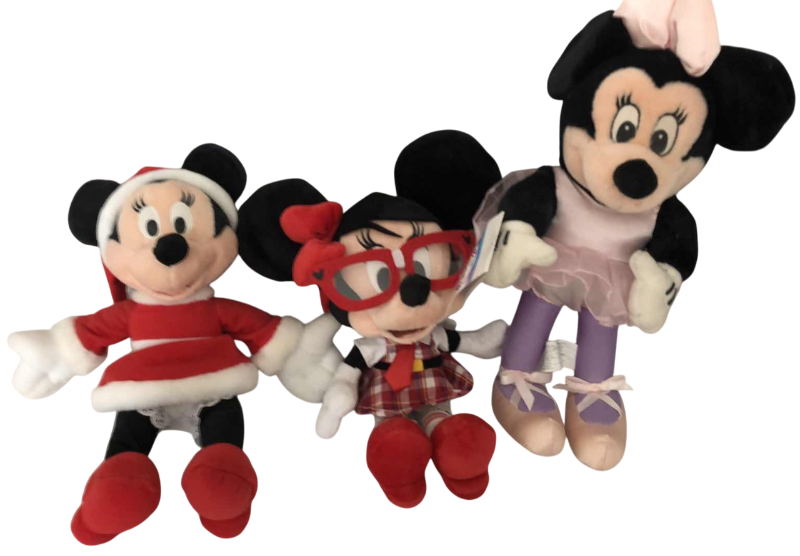 Photo 1 of 3-WALT DISNEY MINNIE MOUSE PLUSH