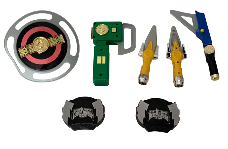 Photo 1 of VINTAGE MIGHTY MORPHIN POWER RANGERS ASSORTED TOYS
