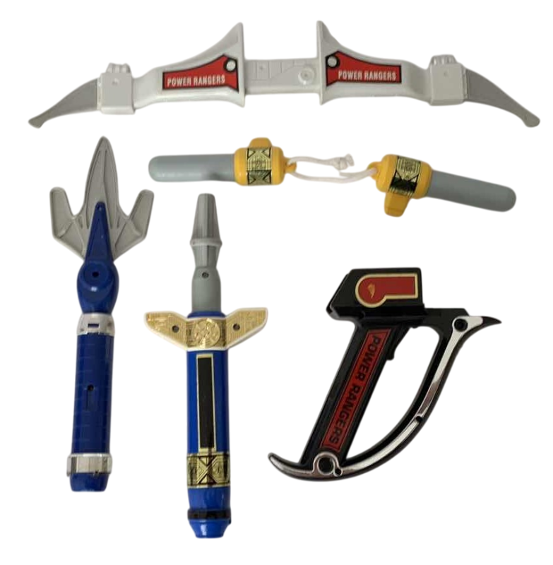 Photo 1 of VINTAGE MIGHTY MORPHIN POWER RANGERS WEAPONS