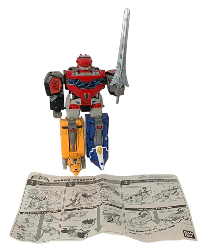 Photo 1 of VINTAGE MIGHTY MORPHIN POWER RANGERS DELUXE MEGAZORD ACTION FIGURE