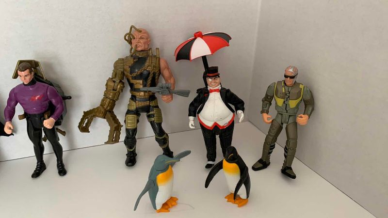 Photo 1 of KENNER DC ACTION FIGURES: BATMAN, CATWOMAN, PENGUIN