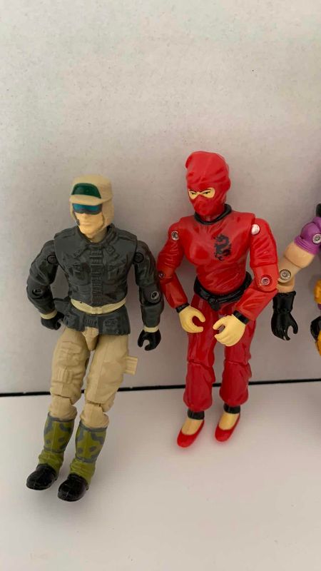 Photo 1 of 4-G.I. JOE ACTION FIGURES: JINX, RAMPART, SEA SLUG AND SNOW JOB