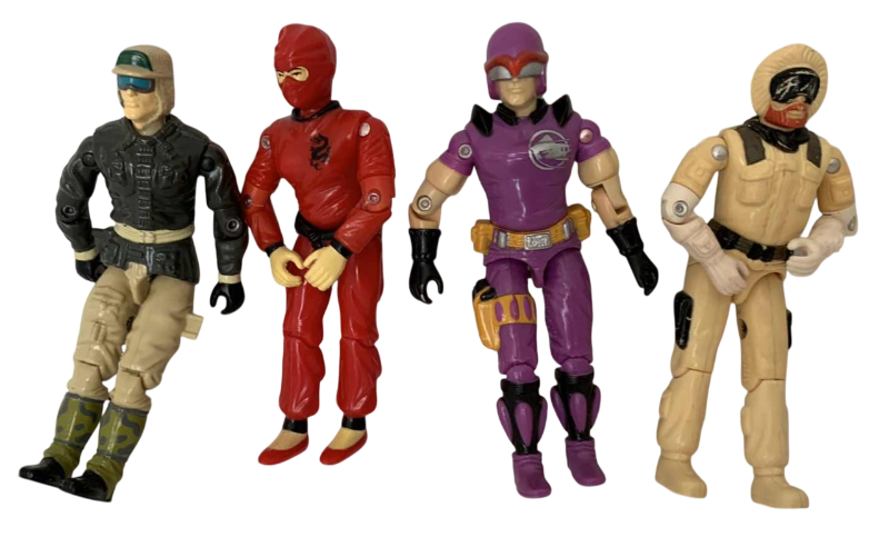 Photo 1 of 4-G.I. JOE ACTION FIGURES: JINX, RAMPART, SEA SLUG AND SNOW JOB