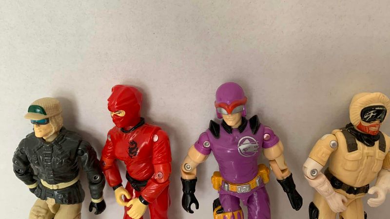 Photo 1 of 4-G.I. JOE ACTION FIGURES: JINX, RAMPART, SEA SLUG AND SNOW JOB