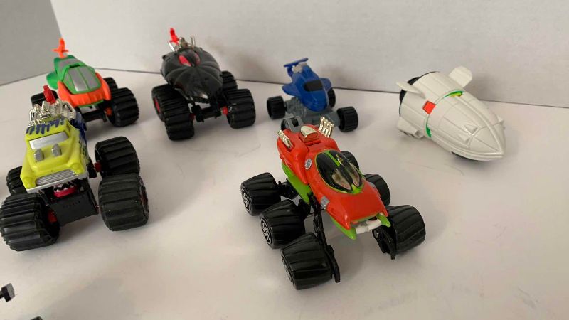 Photo 1 of ASSORTED METAL DIE CAST CARS ATTACK PACK MATTEL