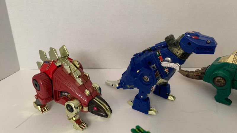 Photo 1 of 6-TRANSFORMERS: SNARL, GRIMLOCK, DINOBOT, SQUIRM, CROCODILE, AND GILLA MONSTER