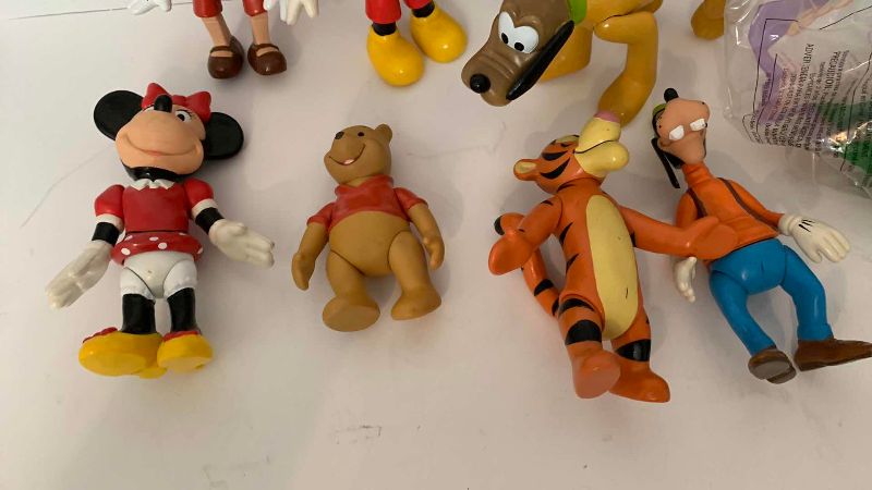 Photo 1 of ASSORTED DISNEY HARD TOYS