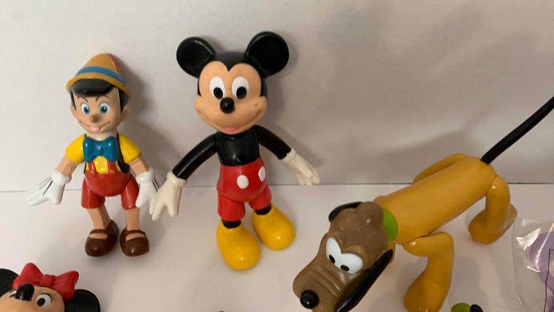 Photo 1 of ASSORTED DISNEY HARD TOYS