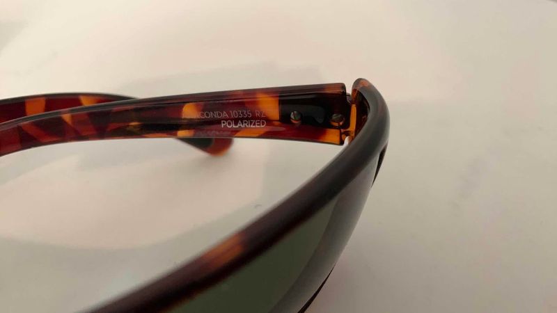 Photo 1 of MENS BOLLE POLARIZED WRAP AROUND SUNGLASSES TORTOISE SHELL
