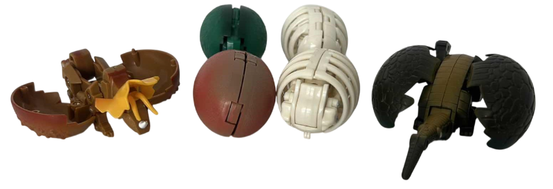 Photo 1 of 6-VINTAGE DRAGONS EGG TOYS 