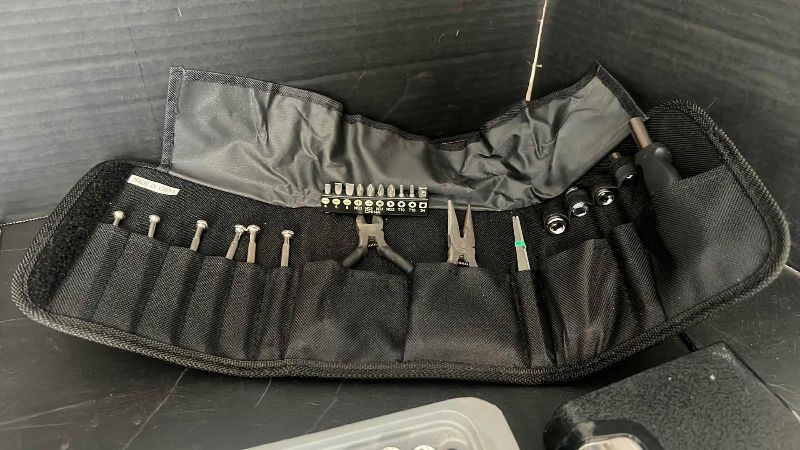 Photo 1 of TOOLBOX, LIGHT, SOLDERING IRON