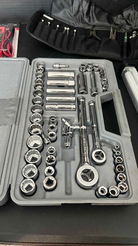 Photo 1 of TOOLBOX, LIGHT, SOLDERING IRON