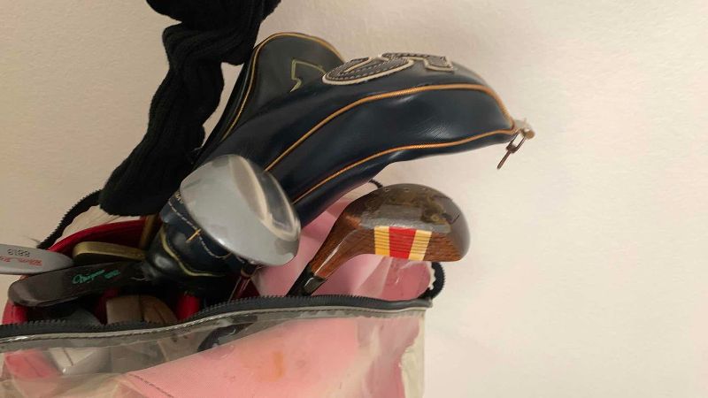 Photo 1 of BEN HOGAN GOLF BAG WITH ASSORTED CLUBS