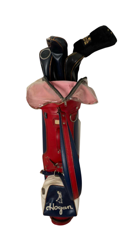 Photo 1 of BEN HOGAN GOLF BAG WITH ASSORTED CLUBS