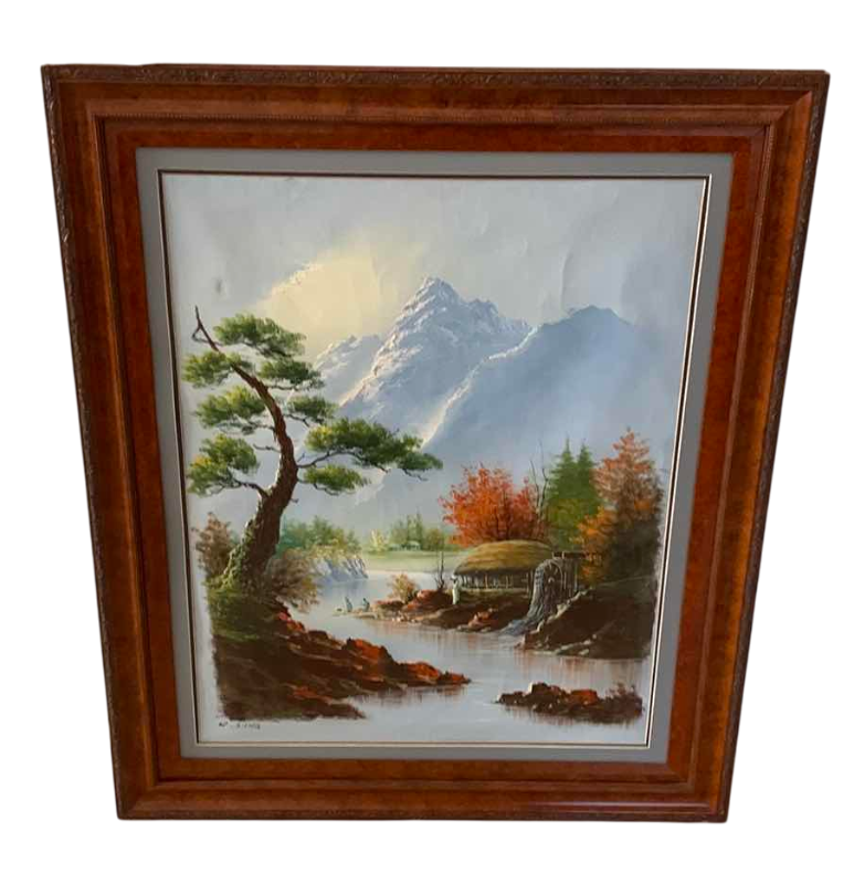 Photo 1 of ORIGINAL OIL PAINTING SIGNED BY K. JONG 30” X 36”