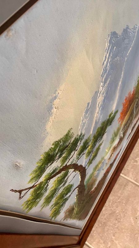 Photo 1 of ORIGINAL OIL PAINTING SIGNED BY K. JONG 30” X 36”