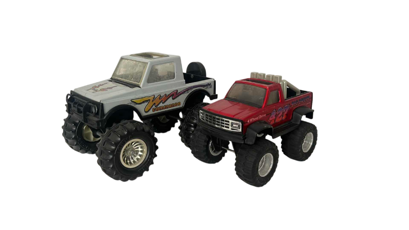 Photo 1 of 2-TOY MONSTER TRUCKS