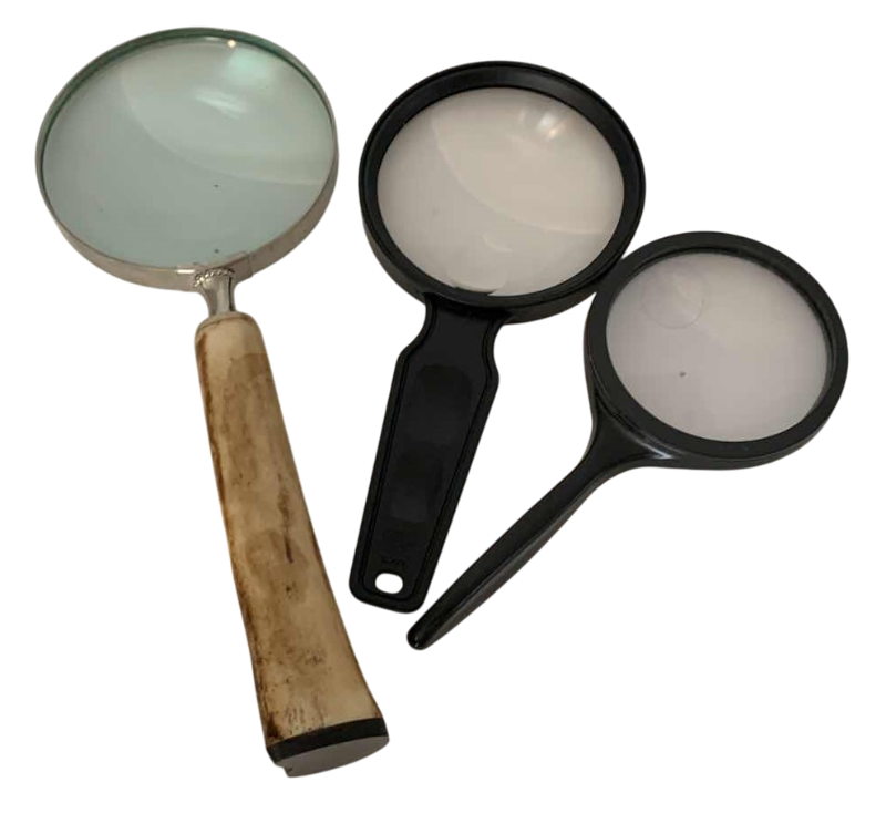 Photo 1 of 3-MAGNIFYING GLASSES