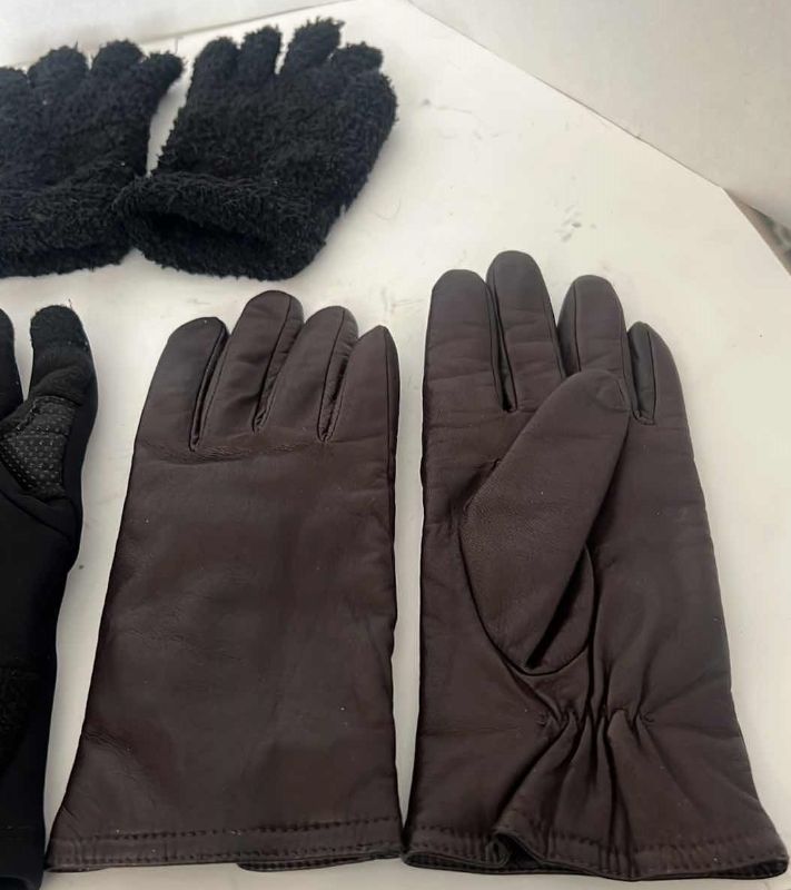 Photo 1 of 5 PAIRS OF WOMENS SMALL WINTER GLOVES