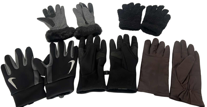 Photo 1 of 5 PAIRS OF WOMENS SMALL WINTER GLOVES