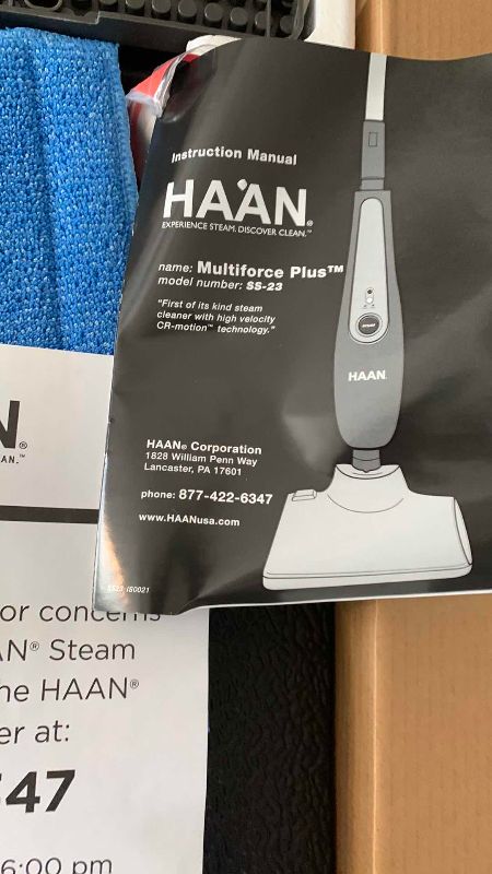 Photo 1 of HAAN MULTIFORCE PLUS STEAM CLEANER MODEL SS-23