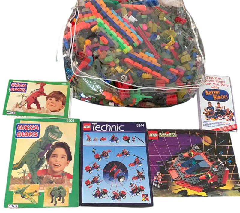 Photo 1 of VINTAGE MEGA BLOKS AND LEGOS