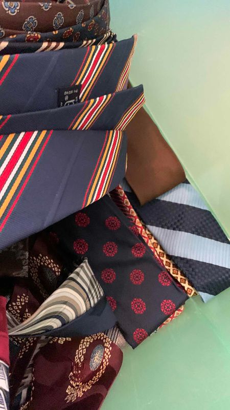 Photo 1 of CONTAINER OF MENS ASSORTED NECK TIES JERRY GARCIA