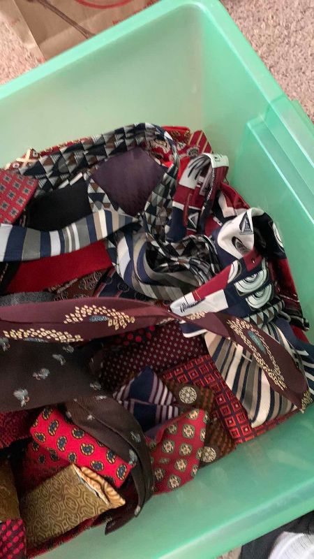 Photo 1 of CONTAINER OF MENS ASSORTED NECK TIES JERRY GARCIA