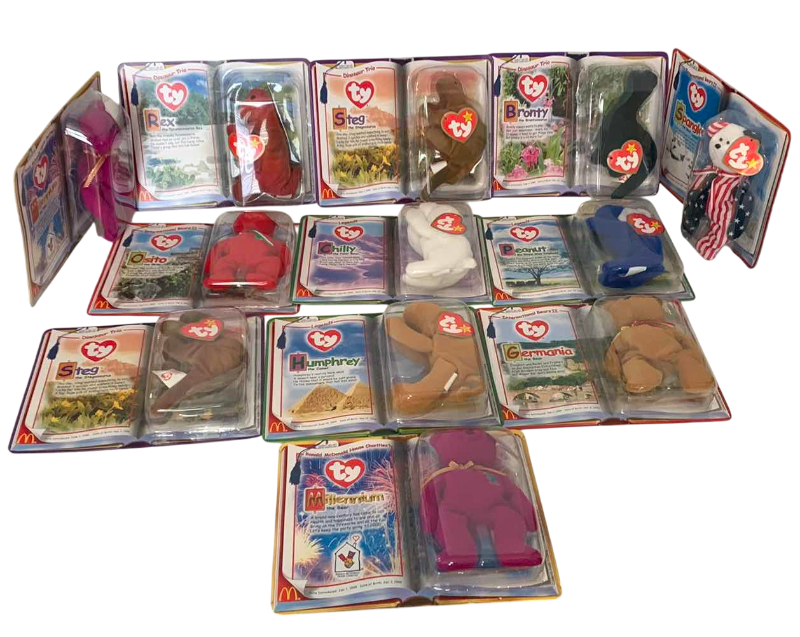 Photo 1 of 12-TY TEENIE BEANIE BABIES IN BLISTER PACKS