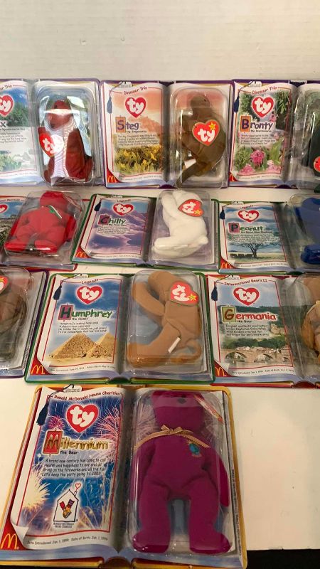 Photo 1 of 12-TY TEENIE BEANIE BABIES IN BLISTER PACKS