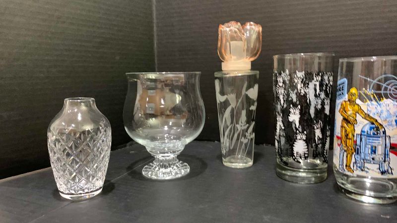 Photo 1 of ASSORTED GLASSWARE STAR WARS