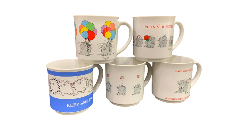 Photo 1 of 5-CAT INSPIRED COFFEE MUGS