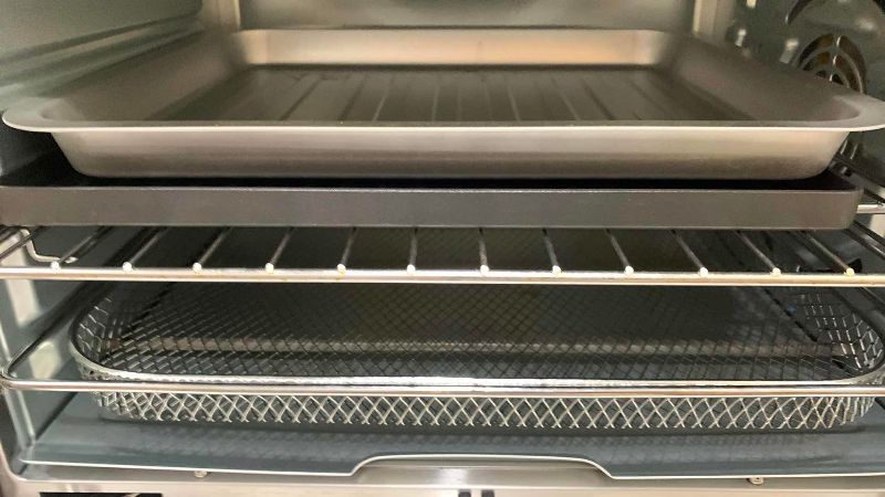 Photo 1 of OSTER EXTRA LARGE FRENCH DOOR DIGITAL AIR FRYER OVEN MODEL TSSTTVFDDAF-GRL-035