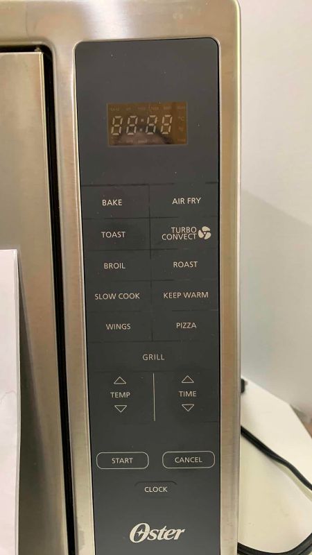 Photo 1 of OSTER EXTRA LARGE FRENCH DOOR DIGITAL AIR FRYER OVEN MODEL TSSTTVFDDAF-GRL-035