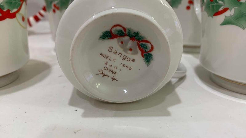 Photo 1 of SANGO CHRISTMAS STYLE COFFEE CUPS AND ASSORTED SANTA MUGS