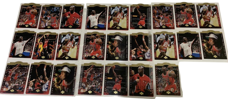 Photo 1 of 1996 UPPER DECK MICHAEL JORDAN A CUT ABOVE TRADING CARDS NBA BASKETBALL
