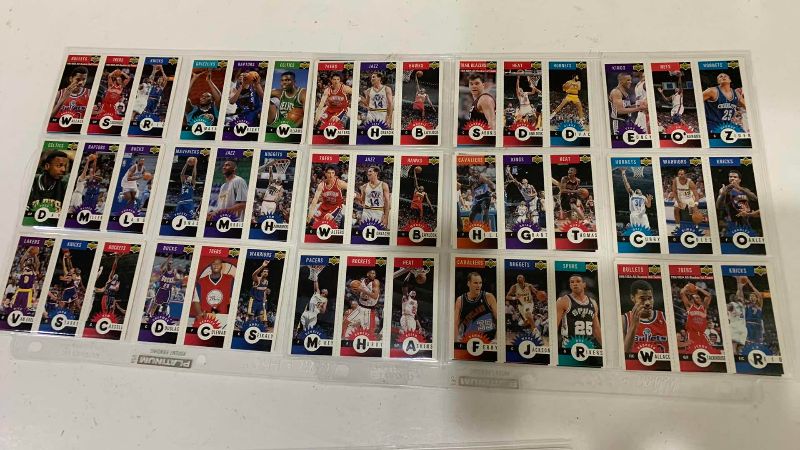 Photo 1 of 1996-97 UPPER DECK TRI-CARD NBA BASKETBALL TRADING CARDS
