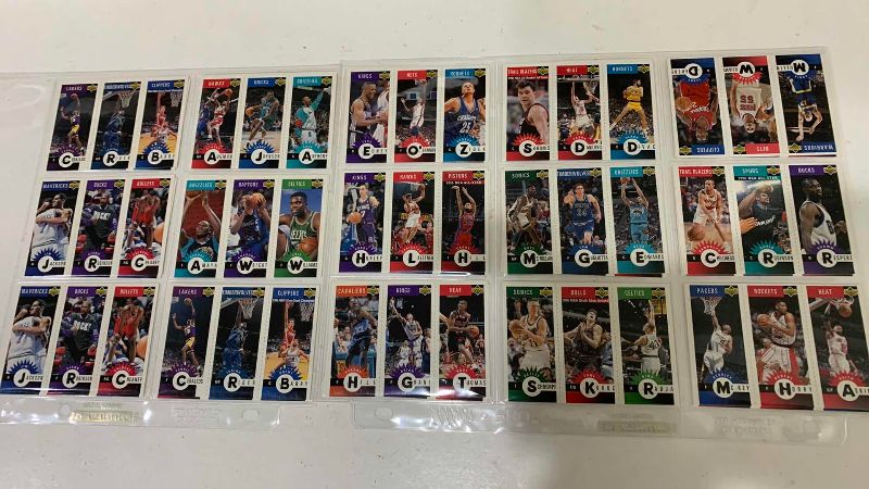 Photo 1 of 1996-97 UPPER DECK TRI-CARD NBA BASKETBALL TRADING CARDS
