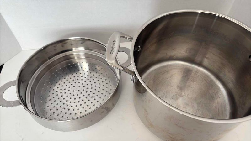 Photo 1 of STAINLESS STEEL POT STOCK AND STRAINER