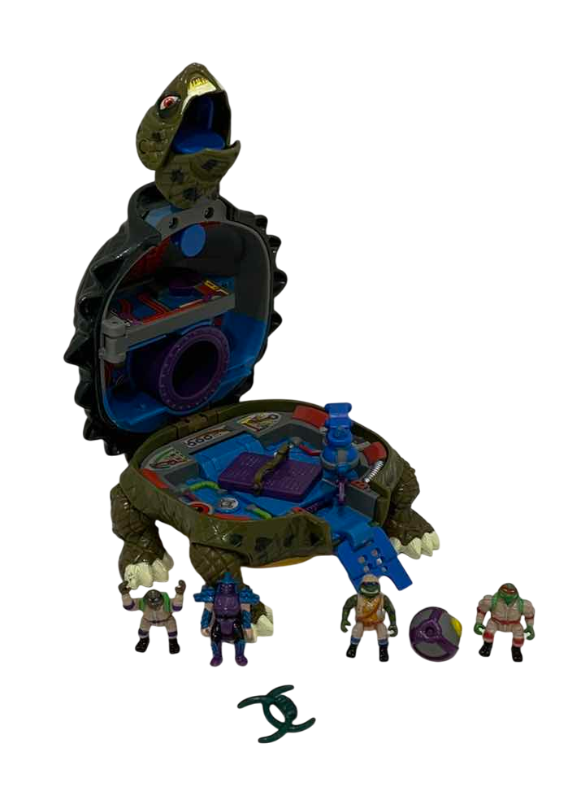 Photo 1 of VINTAGE TEENAGE MUTANT NINJA TURTLES MINI MUTANT TOKKA MICRO TECHNODROME PLAYSET