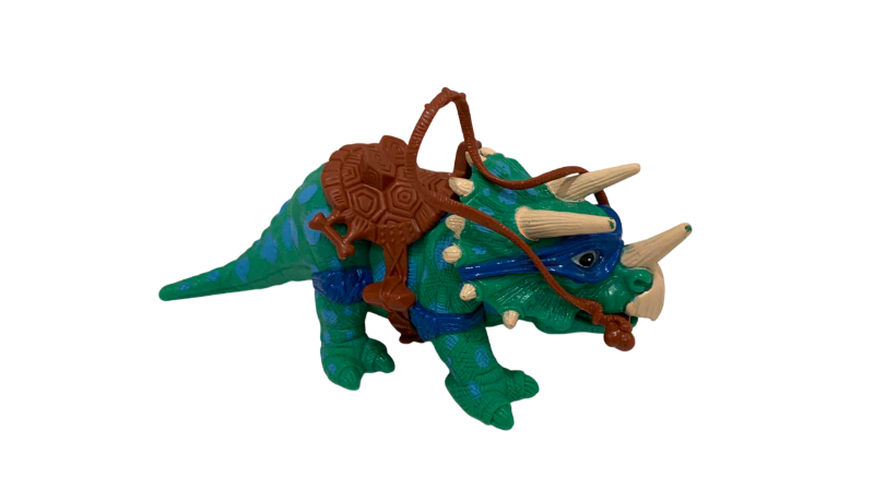 Photo 1 of VINTAGE TEENAGE MUTANT NINJA TURTLES DINGY DINO ACTION FIGURE