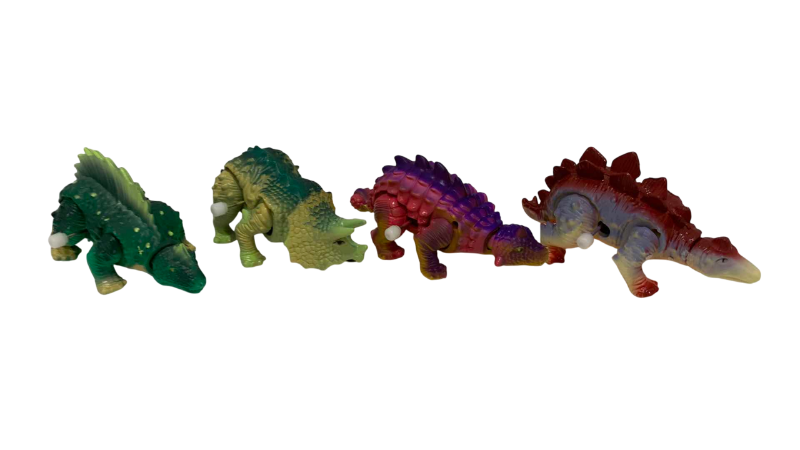 Photo 1 of 4-VINTAGE WIND UP DINOSAURS