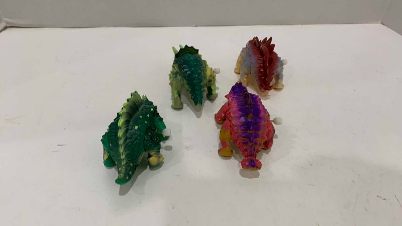Photo 1 of 4-VINTAGE WIND UP DINOSAURS
