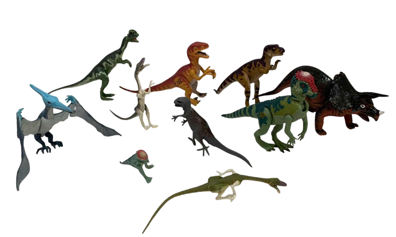 Photo 1 of VINTAGE JURASSIC PARK DINOSAUR ACTION FIGURES